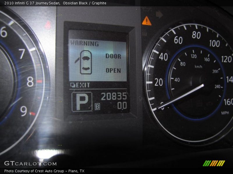 Obsidian Black / Graphite 2010 Infiniti G 37 Journey Sedan