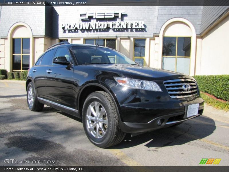 Black Obsidian / Wheat 2008 Infiniti FX 35 AWD