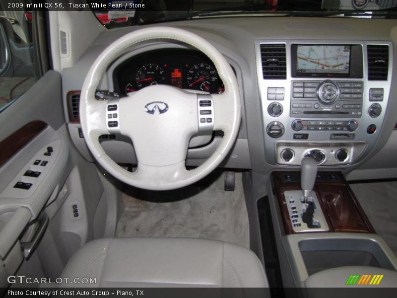 Tuscan White Pearl / Stone 2009 Infiniti QX 56