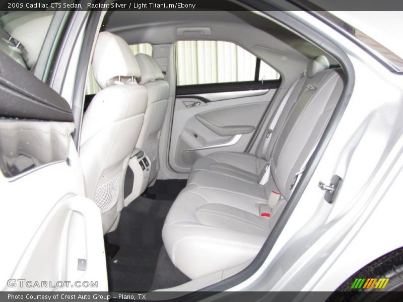 Radiant Silver / Light Titanium/Ebony 2009 Cadillac CTS Sedan
