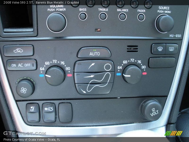 Barents Blue Metallic / Graphite 2008 Volvo S60 2.5T