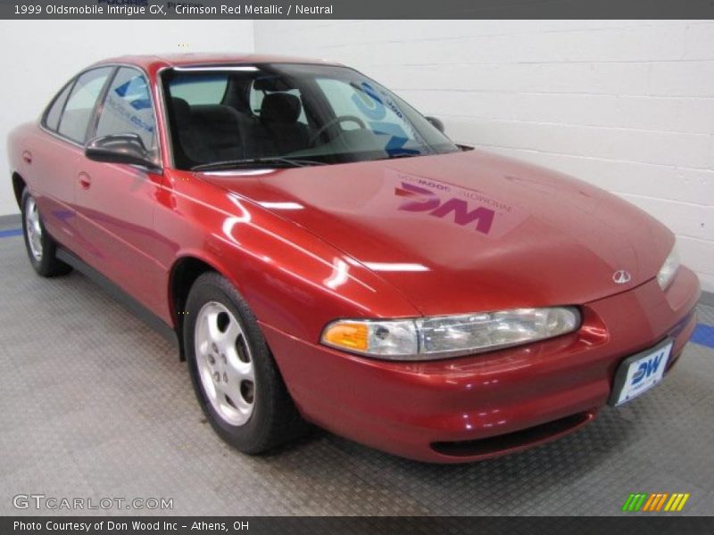 Crimson Red Metallic / Neutral 1999 Oldsmobile Intrigue GX