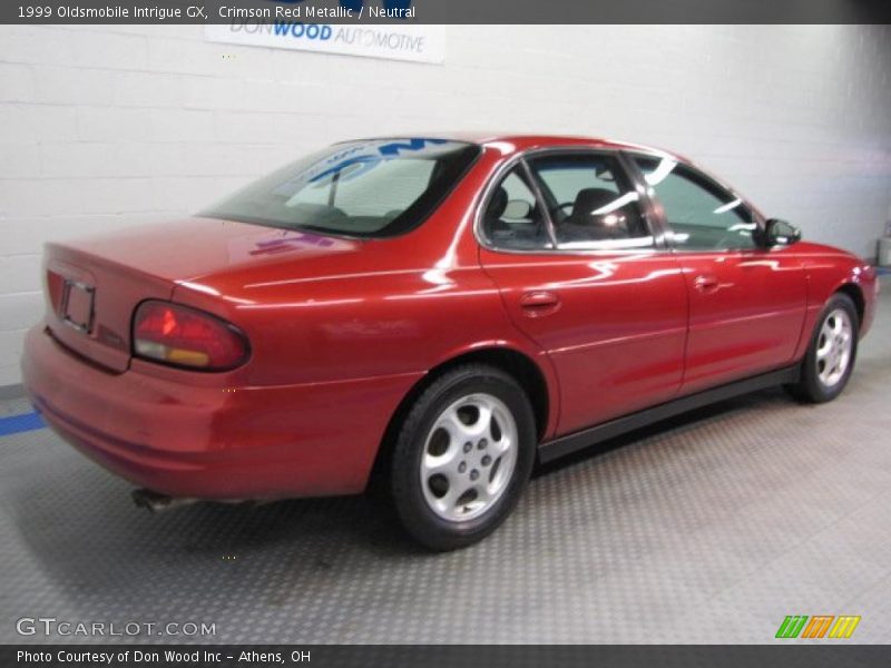 Crimson Red Metallic / Neutral 1999 Oldsmobile Intrigue GX