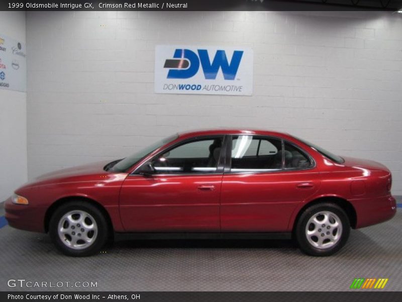 Crimson Red Metallic / Neutral 1999 Oldsmobile Intrigue GX