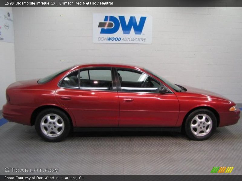 Crimson Red Metallic / Neutral 1999 Oldsmobile Intrigue GX