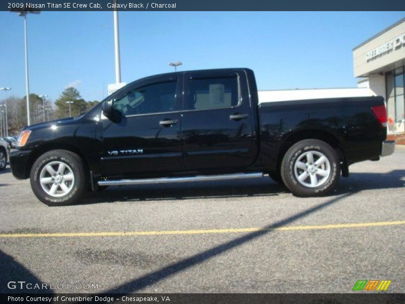 Galaxy Black / Charcoal 2009 Nissan Titan SE Crew Cab