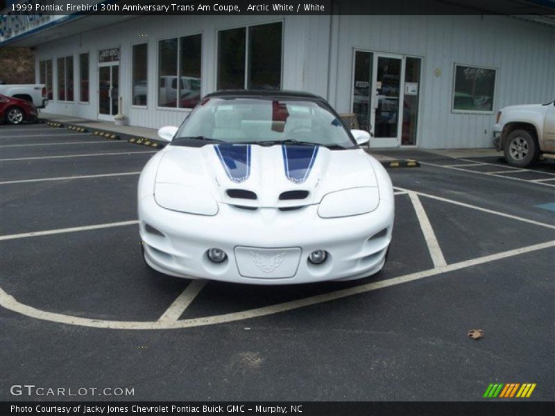 Arctic White / White 1999 Pontiac Firebird 30th Anniversary Trans Am Coupe