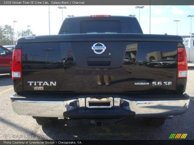 Galaxy Black / Charcoal 2009 Nissan Titan SE Crew Cab