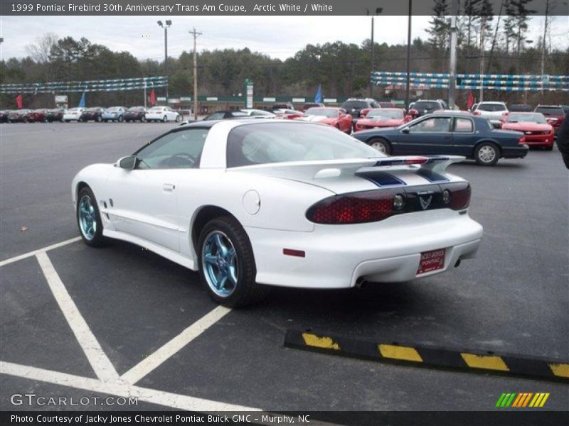 Arctic White / White 1999 Pontiac Firebird 30th Anniversary Trans Am Coupe