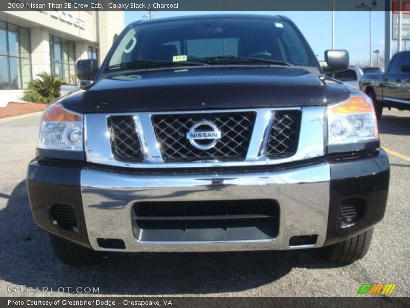 Galaxy Black / Charcoal 2009 Nissan Titan SE Crew Cab