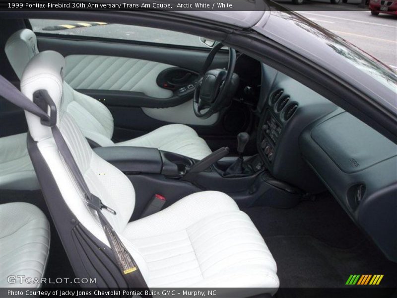 1999 Firebird 30th Anniversary Trans Am Coupe White Interior