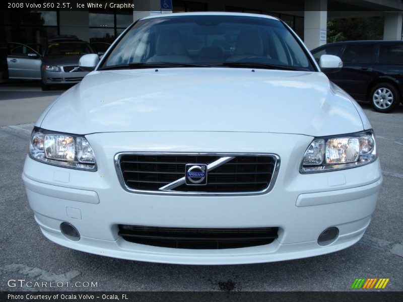 Ice White / Graphite 2008 Volvo S60 2.5T