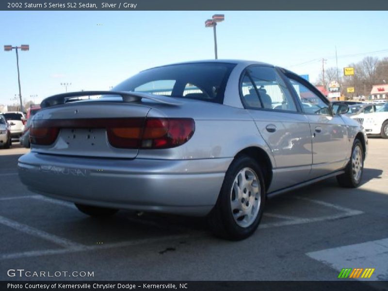 Silver / Gray 2002 Saturn S Series SL2 Sedan