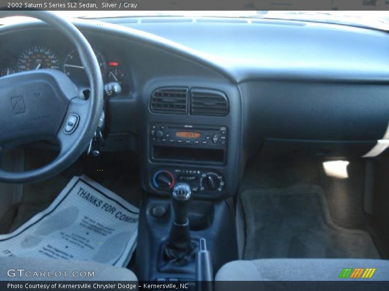 Silver / Gray 2002 Saturn S Series SL2 Sedan