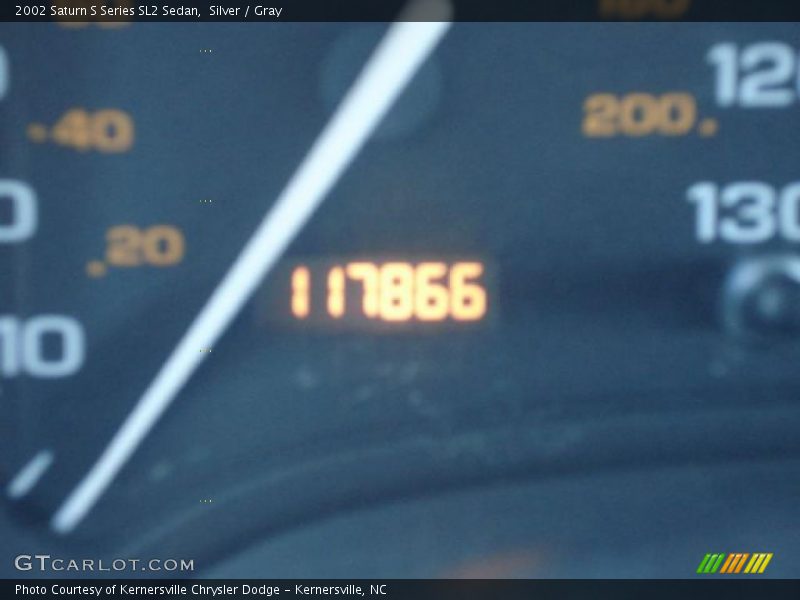 Silver / Gray 2002 Saturn S Series SL2 Sedan
