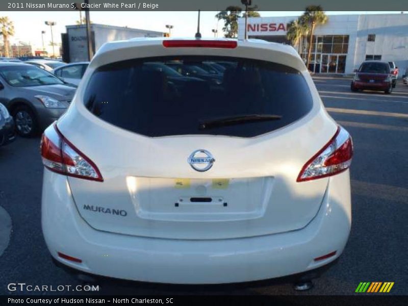 Glacier White Pearl / Beige 2011 Nissan Murano S