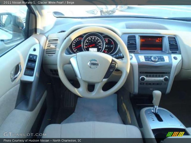 Glacier White Pearl / Beige 2011 Nissan Murano S
