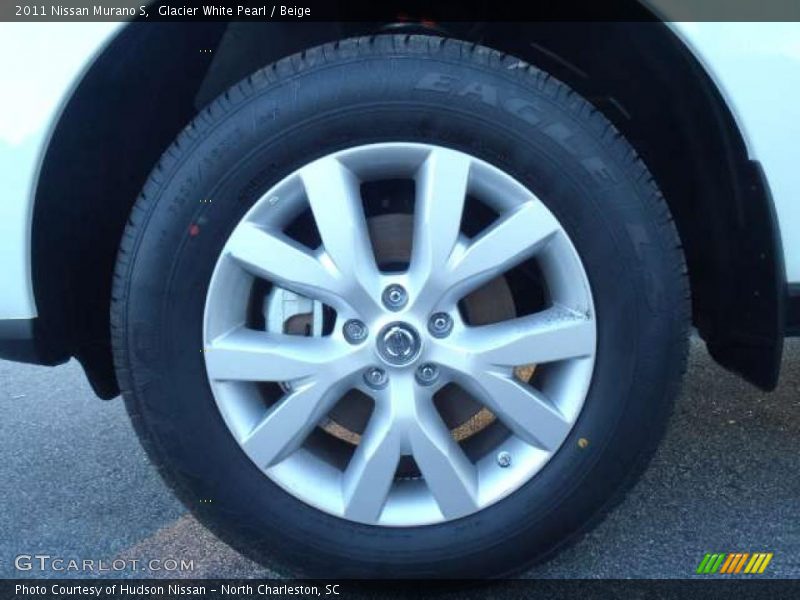 Glacier White Pearl / Beige 2011 Nissan Murano S