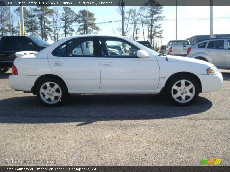 Cloud White / Charcoal 2006 Nissan Sentra 1.8 S Special Edition