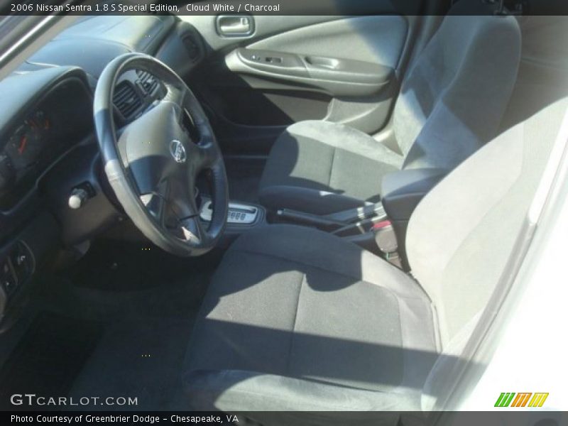 Cloud White / Charcoal 2006 Nissan Sentra 1.8 S Special Edition