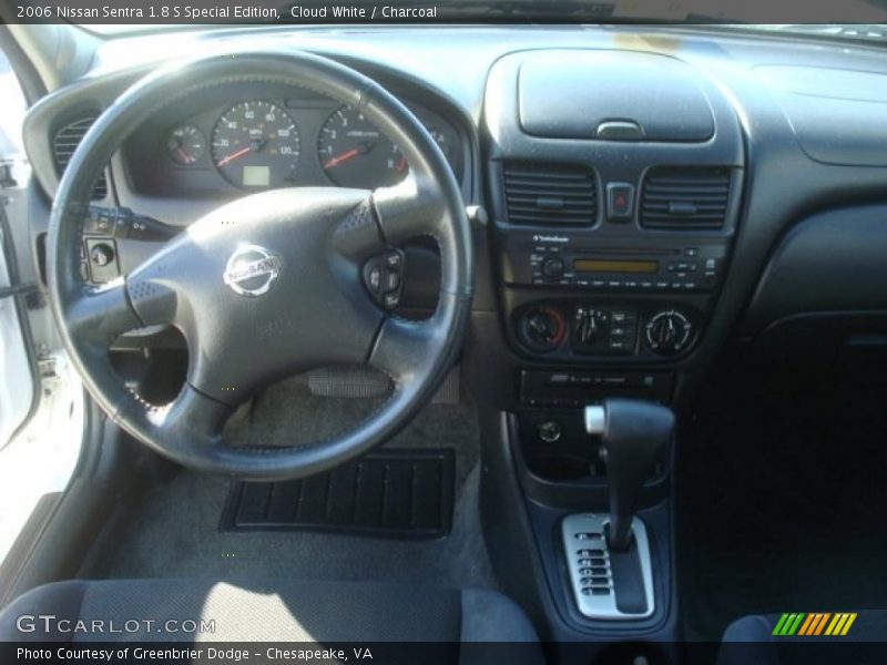 Cloud White / Charcoal 2006 Nissan Sentra 1.8 S Special Edition