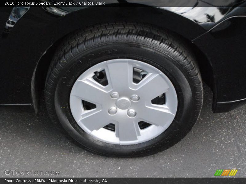 Ebony Black / Charcoal Black 2010 Ford Focus S Sedan