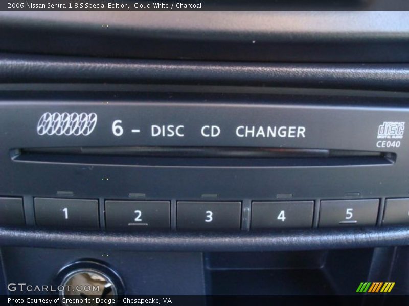 Cloud White / Charcoal 2006 Nissan Sentra 1.8 S Special Edition