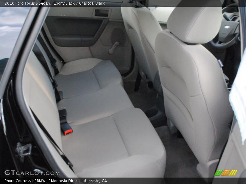 Ebony Black / Charcoal Black 2010 Ford Focus S Sedan