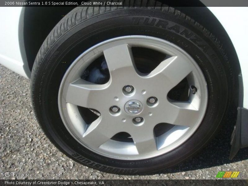 Cloud White / Charcoal 2006 Nissan Sentra 1.8 S Special Edition