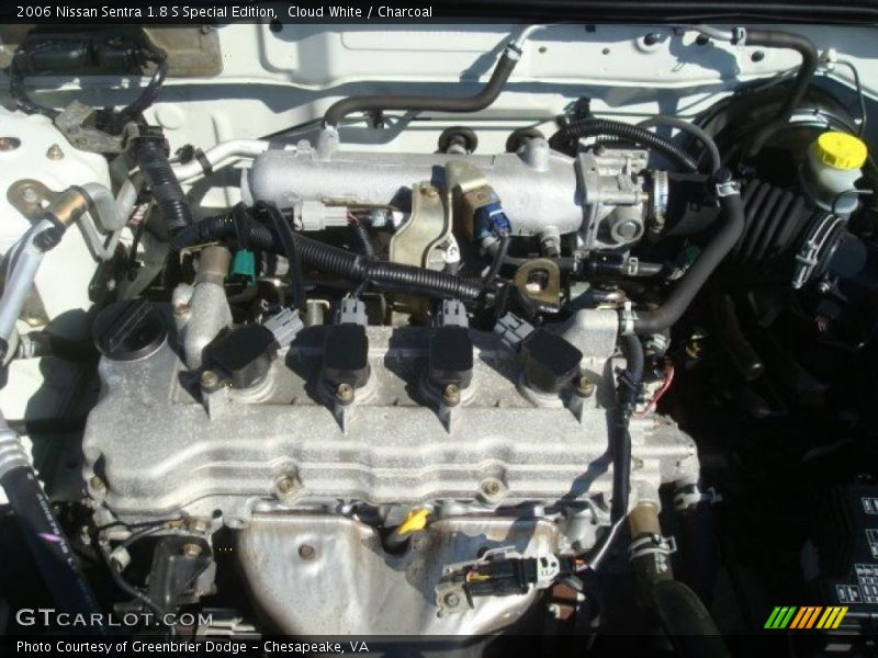 Cloud White / Charcoal 2006 Nissan Sentra 1.8 S Special Edition