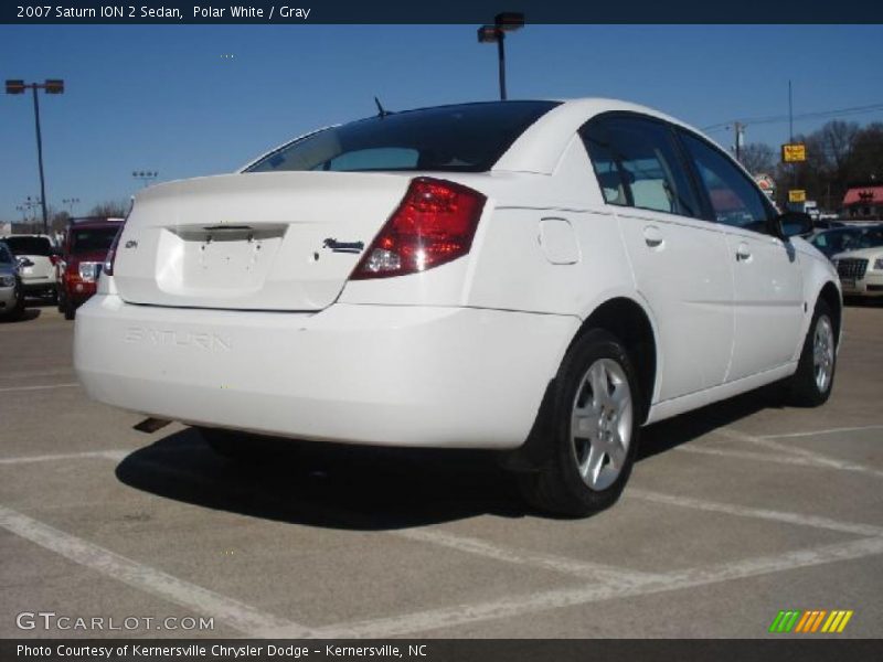 Polar White / Gray 2007 Saturn ION 2 Sedan