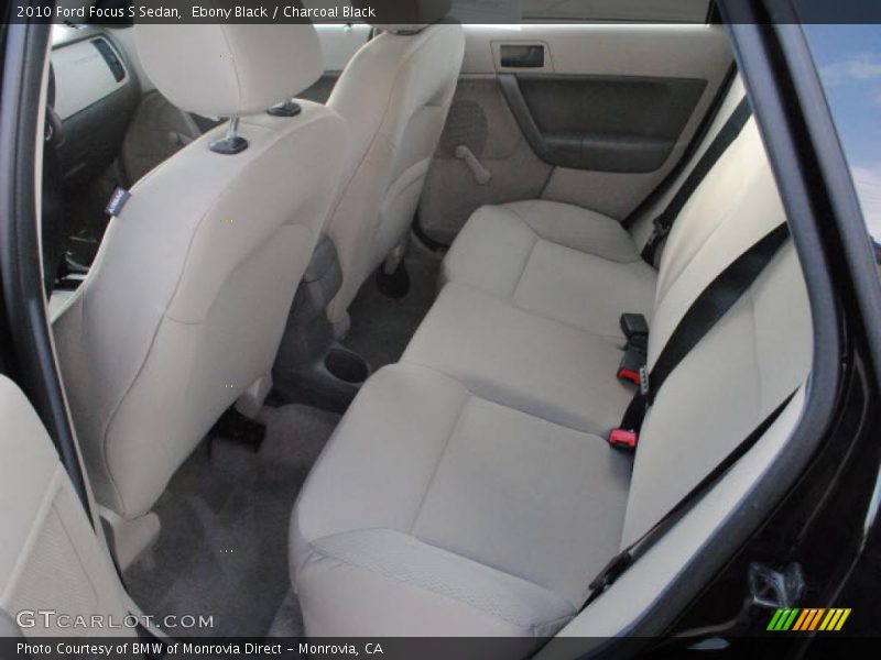 Ebony Black / Charcoal Black 2010 Ford Focus S Sedan