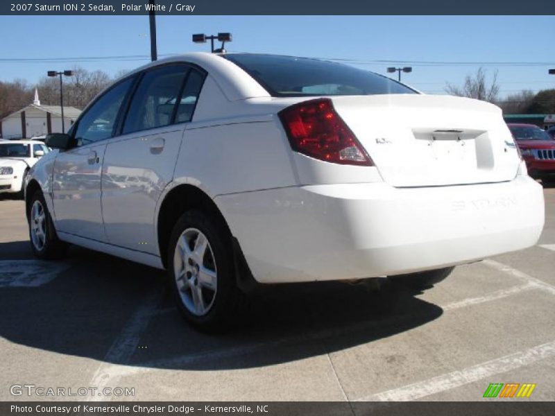 Polar White / Gray 2007 Saturn ION 2 Sedan