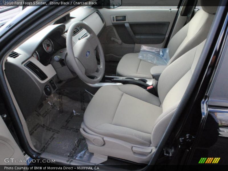 Ebony Black / Charcoal Black 2010 Ford Focus S Sedan