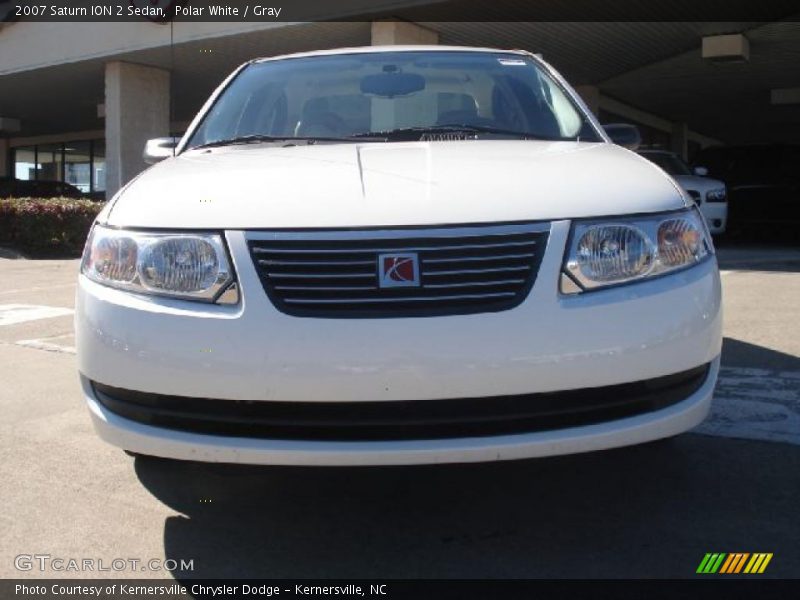 Polar White / Gray 2007 Saturn ION 2 Sedan