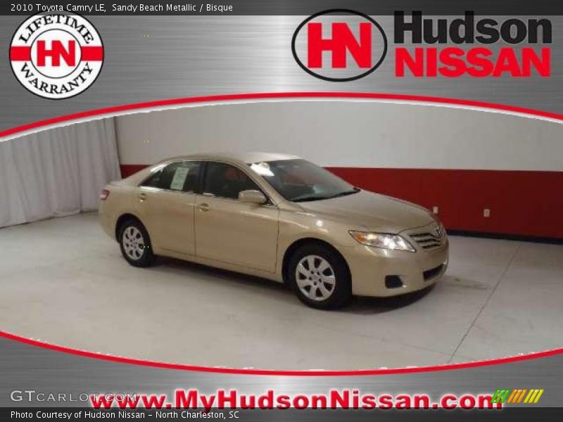 Sandy Beach Metallic / Bisque 2010 Toyota Camry LE
