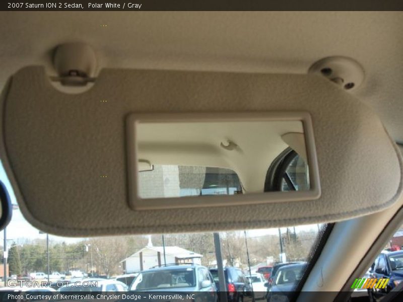 Polar White / Gray 2007 Saturn ION 2 Sedan
