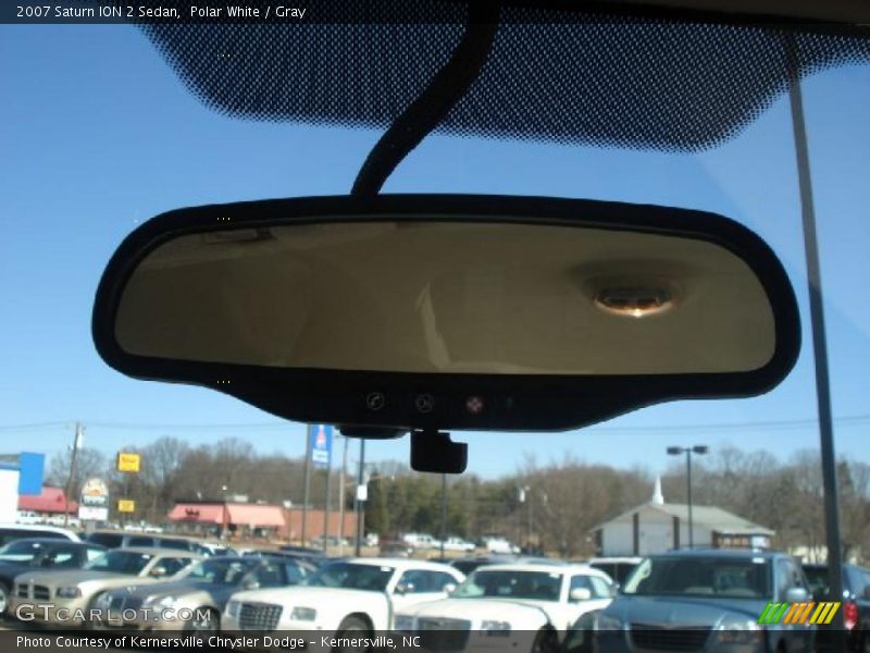 Polar White / Gray 2007 Saturn ION 2 Sedan