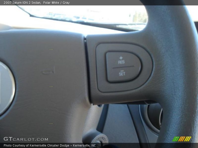 Polar White / Gray 2007 Saturn ION 2 Sedan