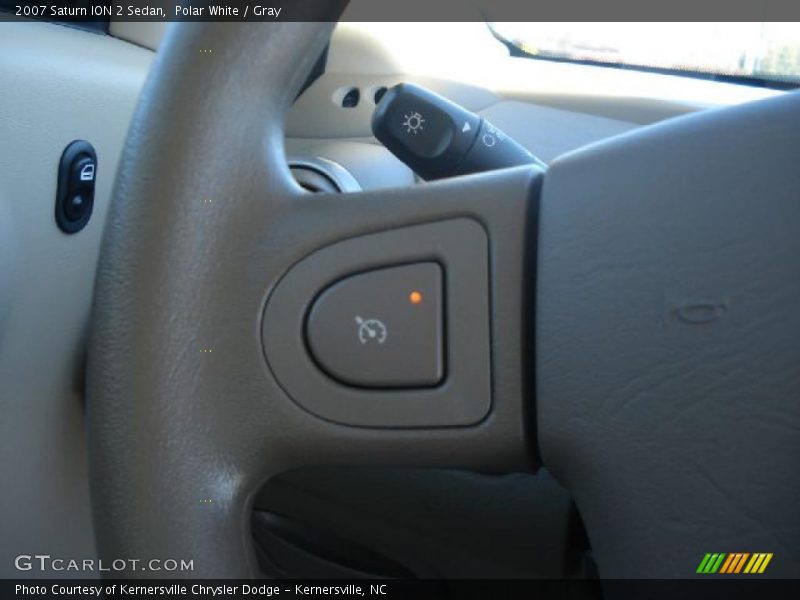 Polar White / Gray 2007 Saturn ION 2 Sedan