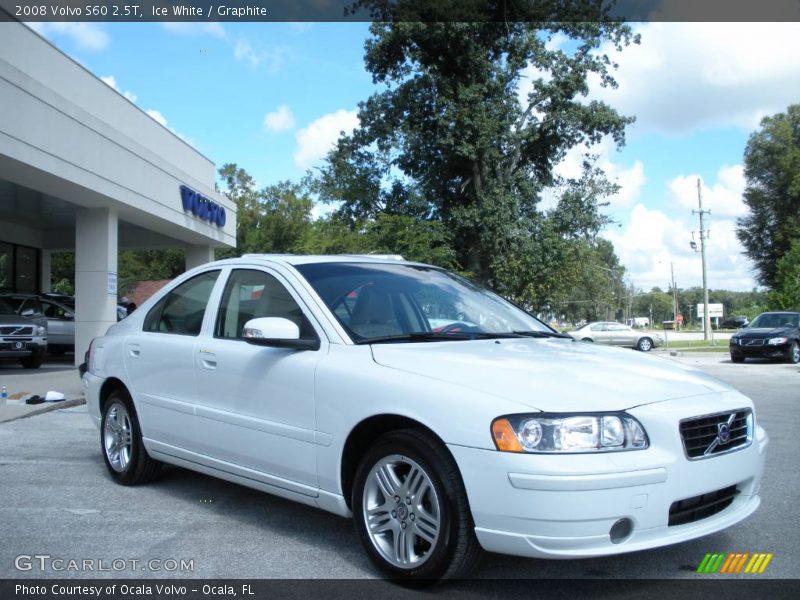 Ice White / Graphite 2008 Volvo S60 2.5T