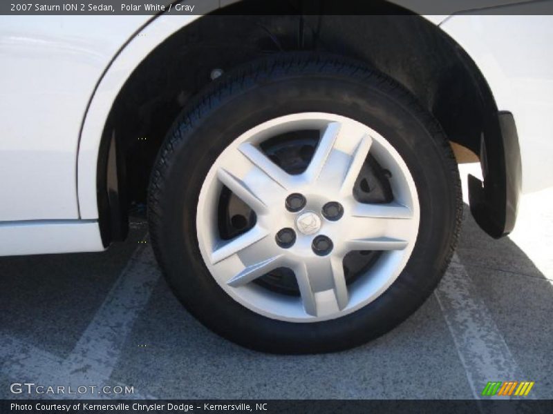 Polar White / Gray 2007 Saturn ION 2 Sedan