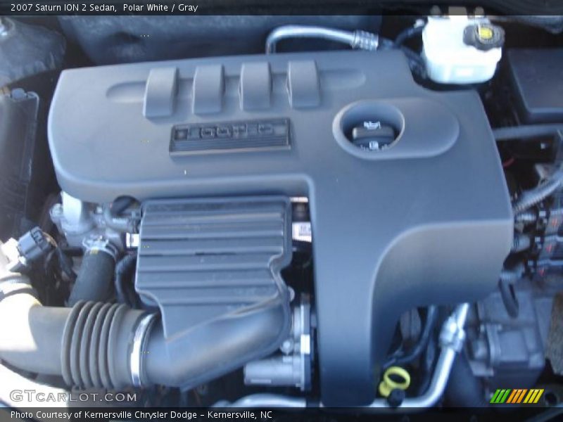 Polar White / Gray 2007 Saturn ION 2 Sedan