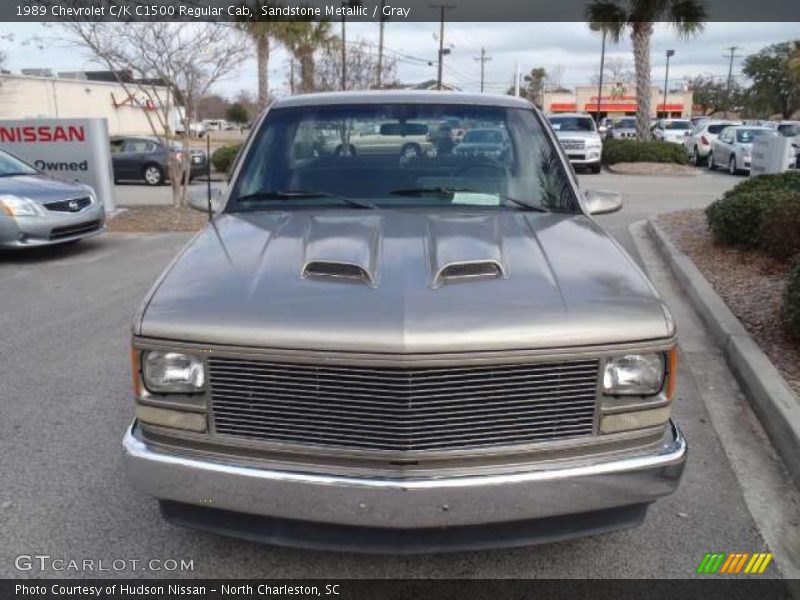 Sandstone Metallic / Gray 1989 Chevrolet C/K C1500 Regular Cab