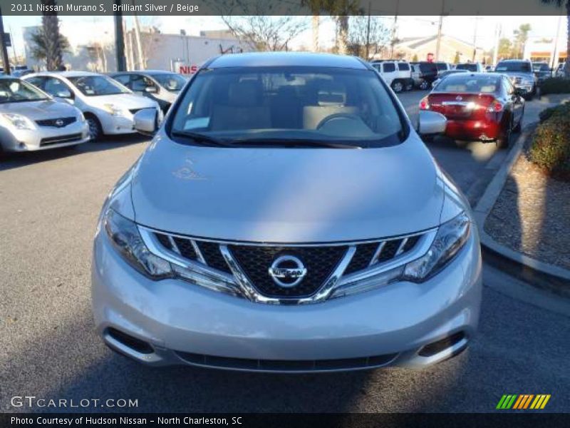 Brilliant Silver / Beige 2011 Nissan Murano S