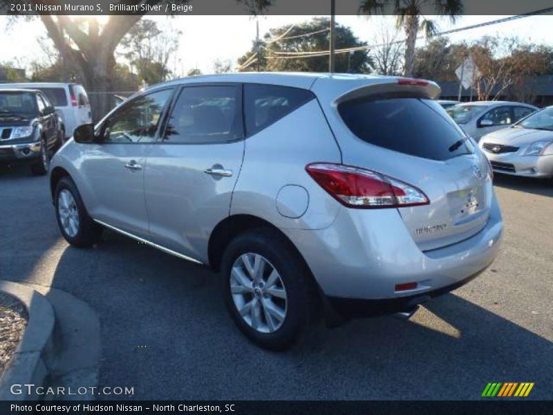 Brilliant Silver / Beige 2011 Nissan Murano S