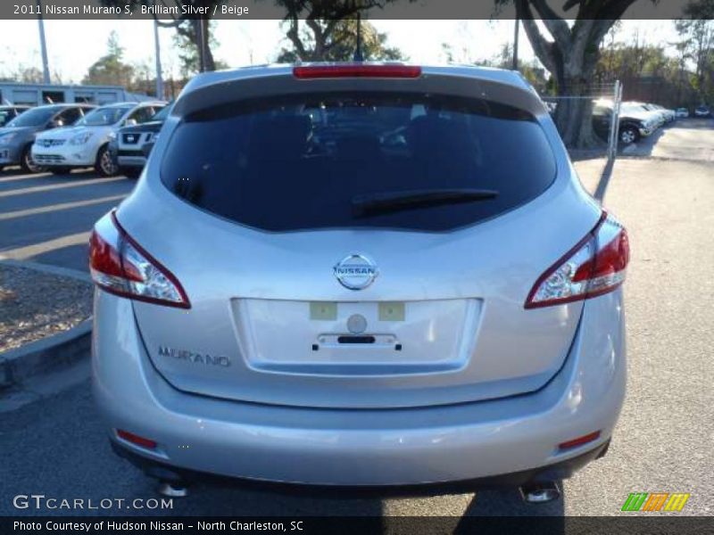 Brilliant Silver / Beige 2011 Nissan Murano S