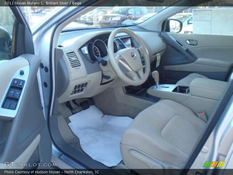 Brilliant Silver / Beige 2011 Nissan Murano S