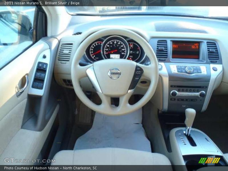Brilliant Silver / Beige 2011 Nissan Murano S