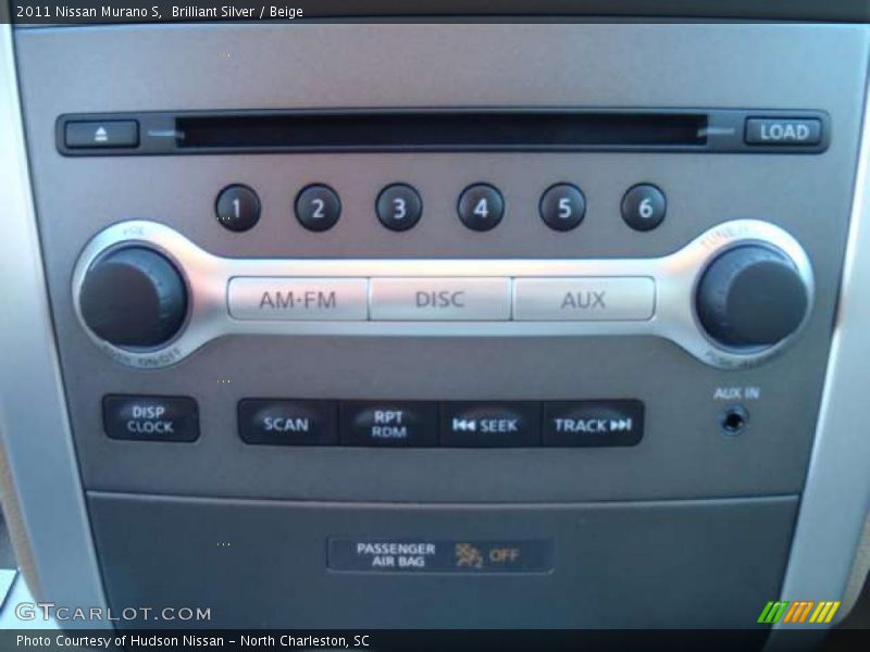 Brilliant Silver / Beige 2011 Nissan Murano S